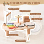 Wooden Music Station — Creative Musical Fun For Little Ones | Compact, Stylish & Incredibly Useful — An Everyday Home Must-Have