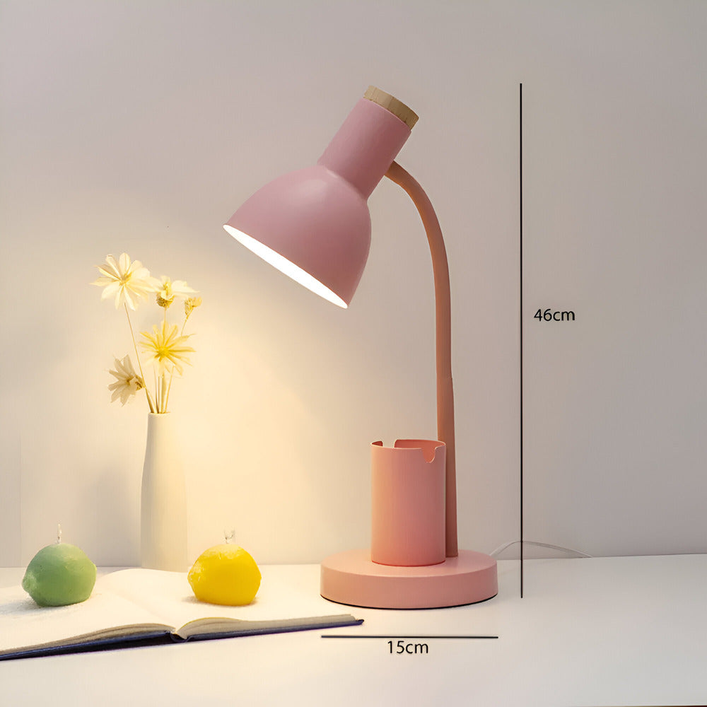 Modern Nordic LED table lamp with stylish pen holder | Stylish Home Essential That Transforms & Elevates Your Living Space