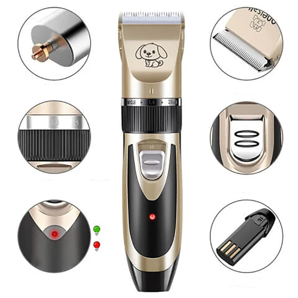 Silent Fur Trimmer Set For Dogs | Durable Pet Accessory Built for Active, Playful, Energetic Pets