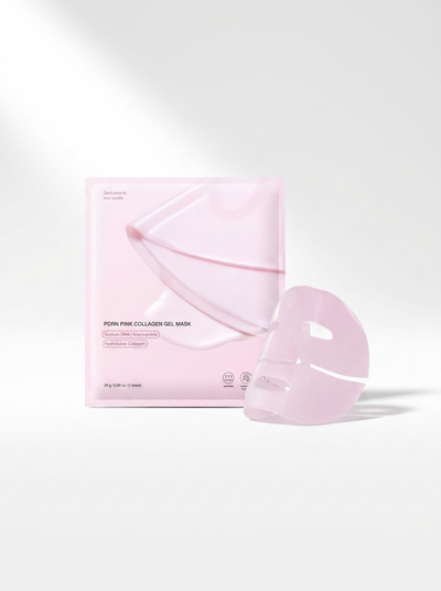Salmon DNA PDRN pink collagen gel mask | Glass skin treatment