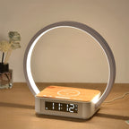 3-in-1 Table Lamp — Wireless Charging, Alarm Clock & Touch Control | Practical, Beautiful & Built to Last — The Smart Choice for Any Home