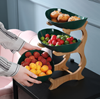 Multi-tiered wooden fruit bowl | Upgrade Your Home with This Thoughtfully Designed Everyday Essential