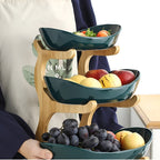 Multi-tiered wooden fruit bowl | Upgrade Your Home with This Thoughtfully Designed Everyday Essential