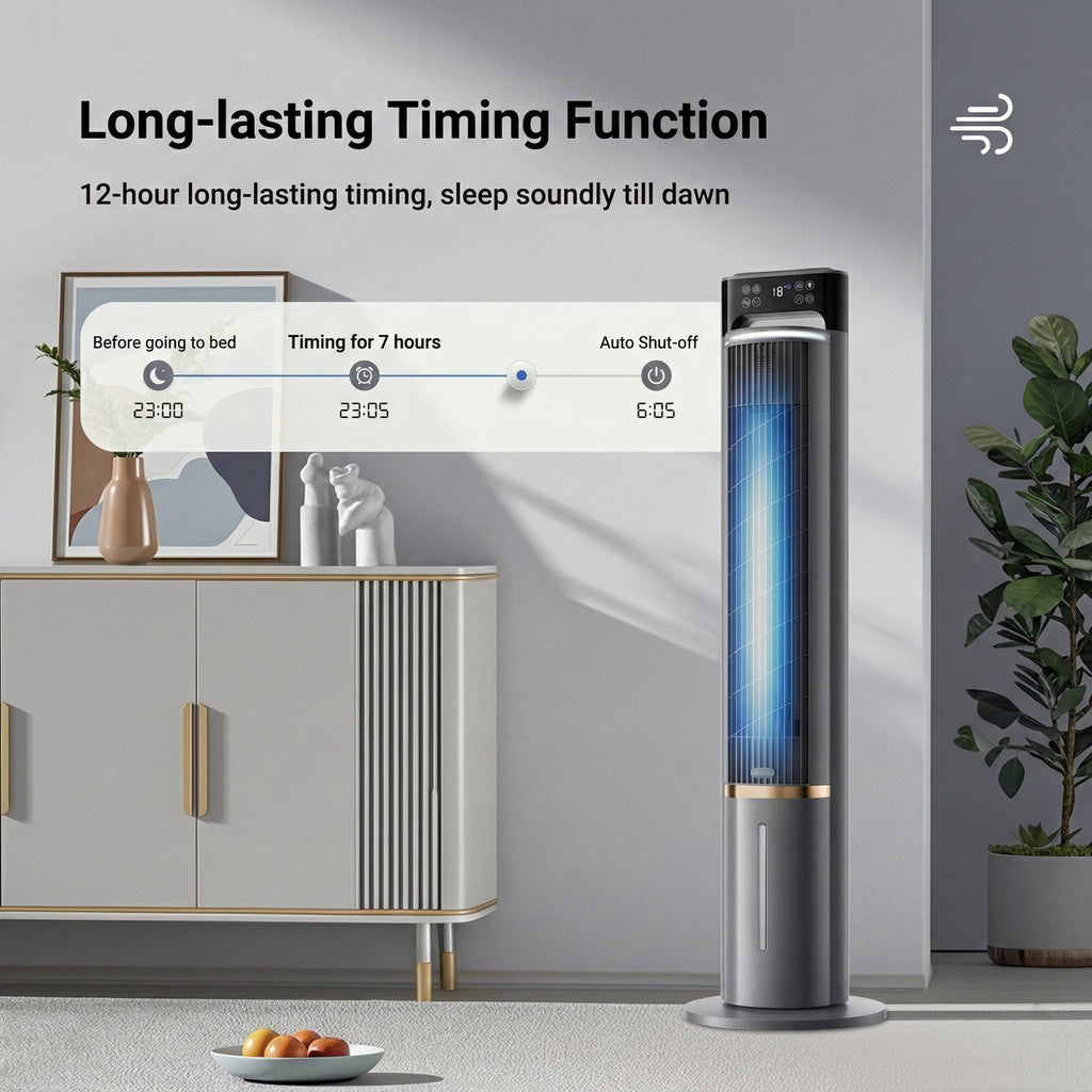 Portable Smart Air Conditioner for Bedroom | Quiet Windowless AC Unit for Sleep and Home Use