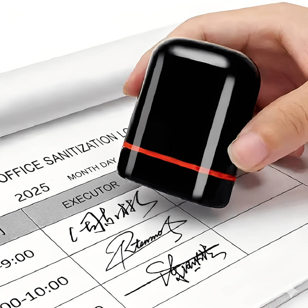 Custom Signature Stamp Personalized Logo Name Stamper | Style and Practicality Finally Together — The Modern Home Essential