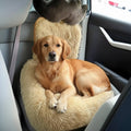 Car Dog Bed with Seat Protector | Waterproof Travel Dog Bed for Back Seat