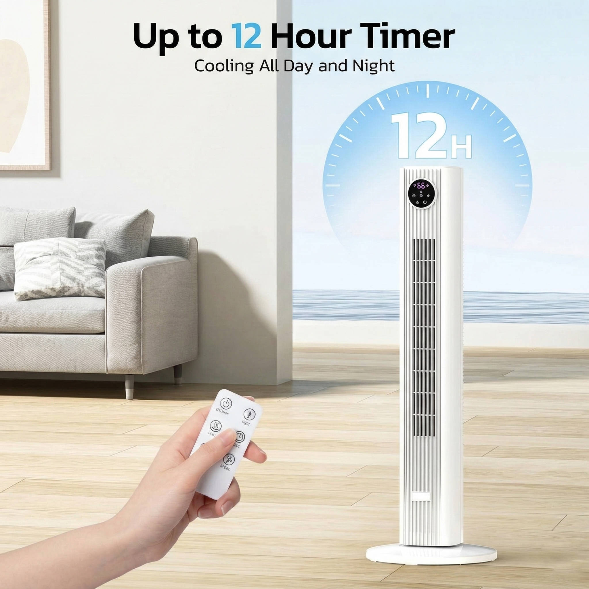 Portable Air Conditioner and Room Cooler | Windowless Freestanding AC Unit for Bedroom and Apartment