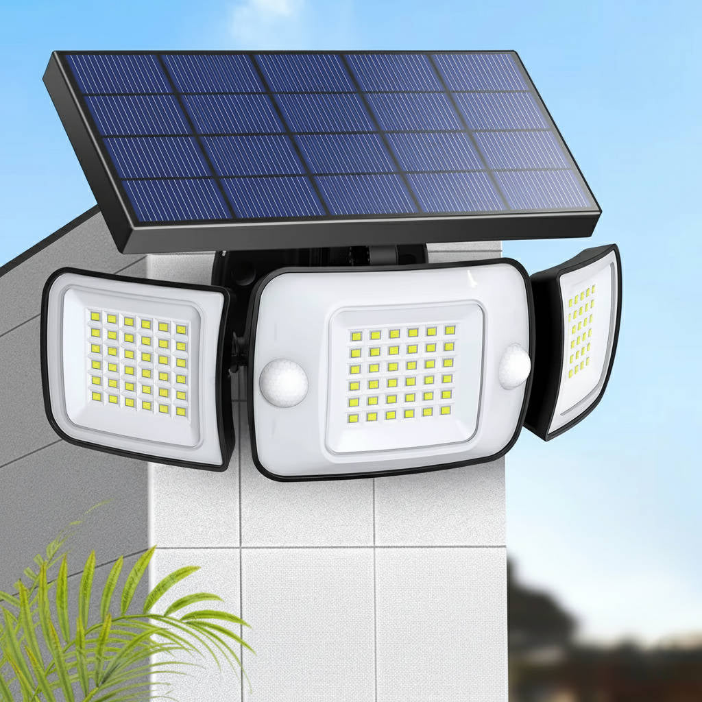 Solar Powered Flood Lights With Motion Sensor | Reliable Security You Can Trust — Smart Protection for Home & Family