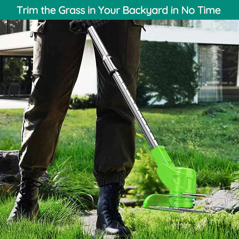 Powerful Electric Battery Operated Cordless Grass Trimmer | Hardy, Weather-Resistant & Beautifully Designed for Your Outdoor Space