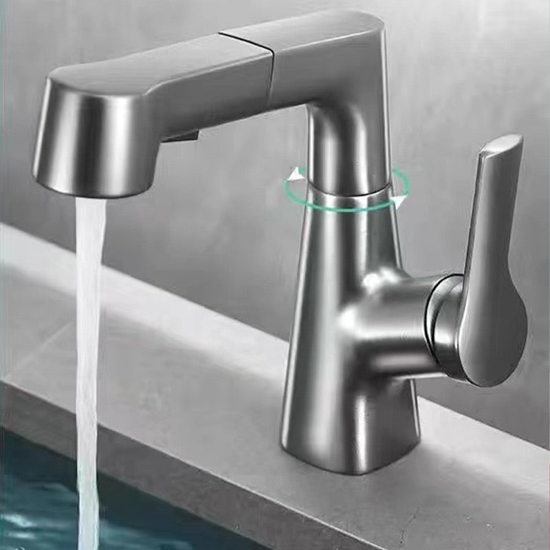 Single-Hole Basin Tap With Pull-Out Spray Head | Effortlessly Functional Home Essential for Clean, Organised Living