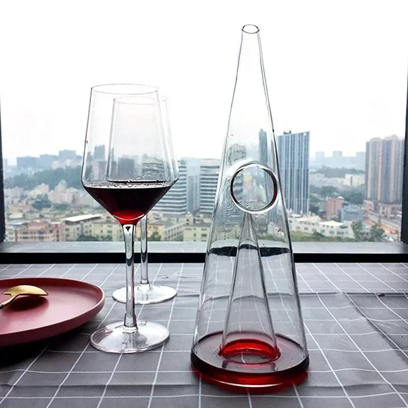 Double Pyramid Waterfall Decanter | Practical, Durable & Designed to Make Everyday Life Easier