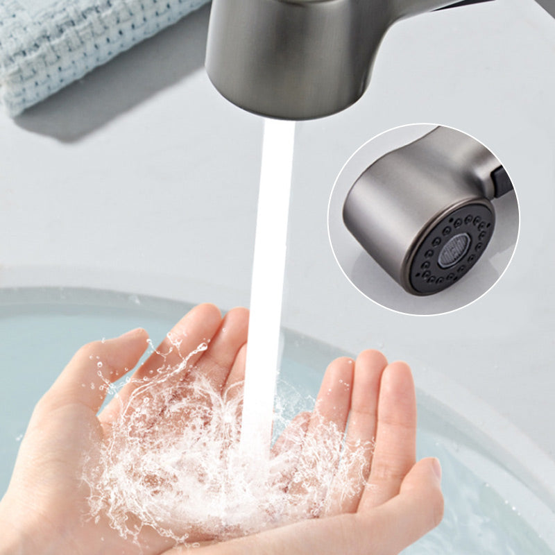 Single-Hole Basin Tap With Pull-Out Spray Head | Effortlessly Functional Home Essential for Clean, Organised Living