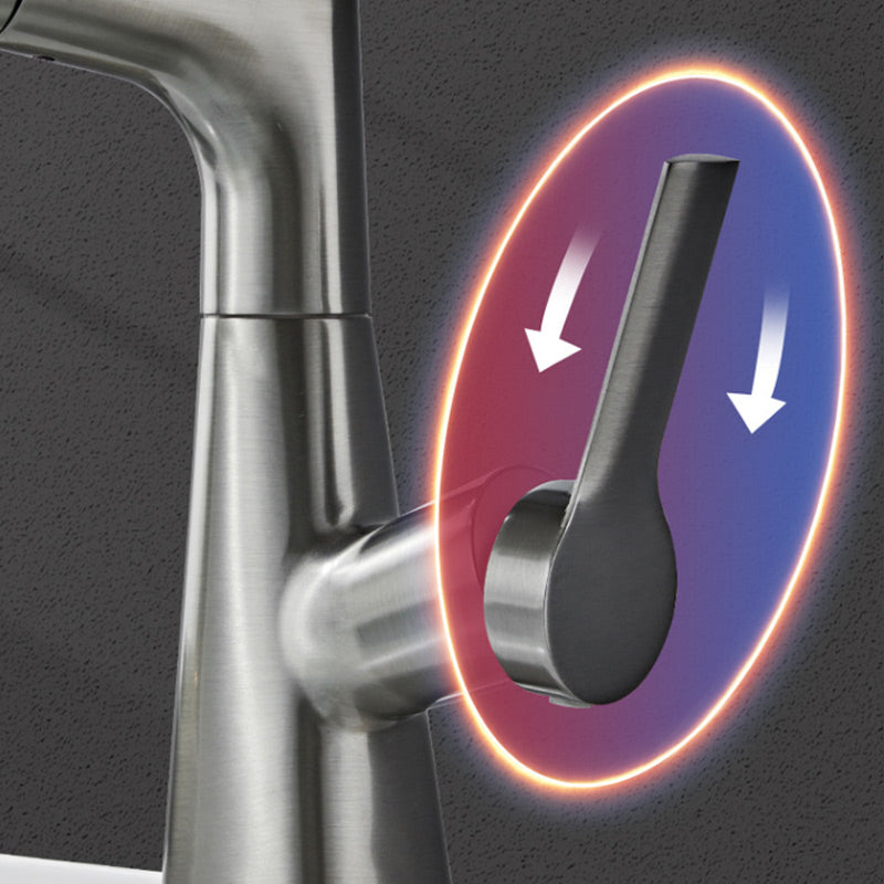 Single-Hole Basin Tap With Pull-Out Spray Head | Effortlessly Functional Home Essential for Clean, Organised Living