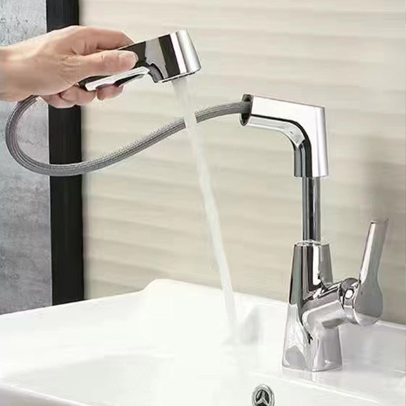 Single-Hole Basin Tap With Pull-Out Spray Head | Effortlessly Functional Home Essential for Clean, Organised Living