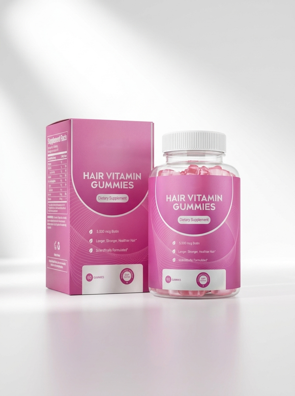 Hair Vitamin Gummies | Biotin-Infused Hair Growth & Strength