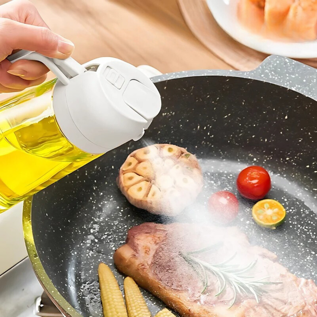 2-in-1 Oil Spray Bottle | The Smart Choice for Quality, Reliability & Long-Lasting Performance