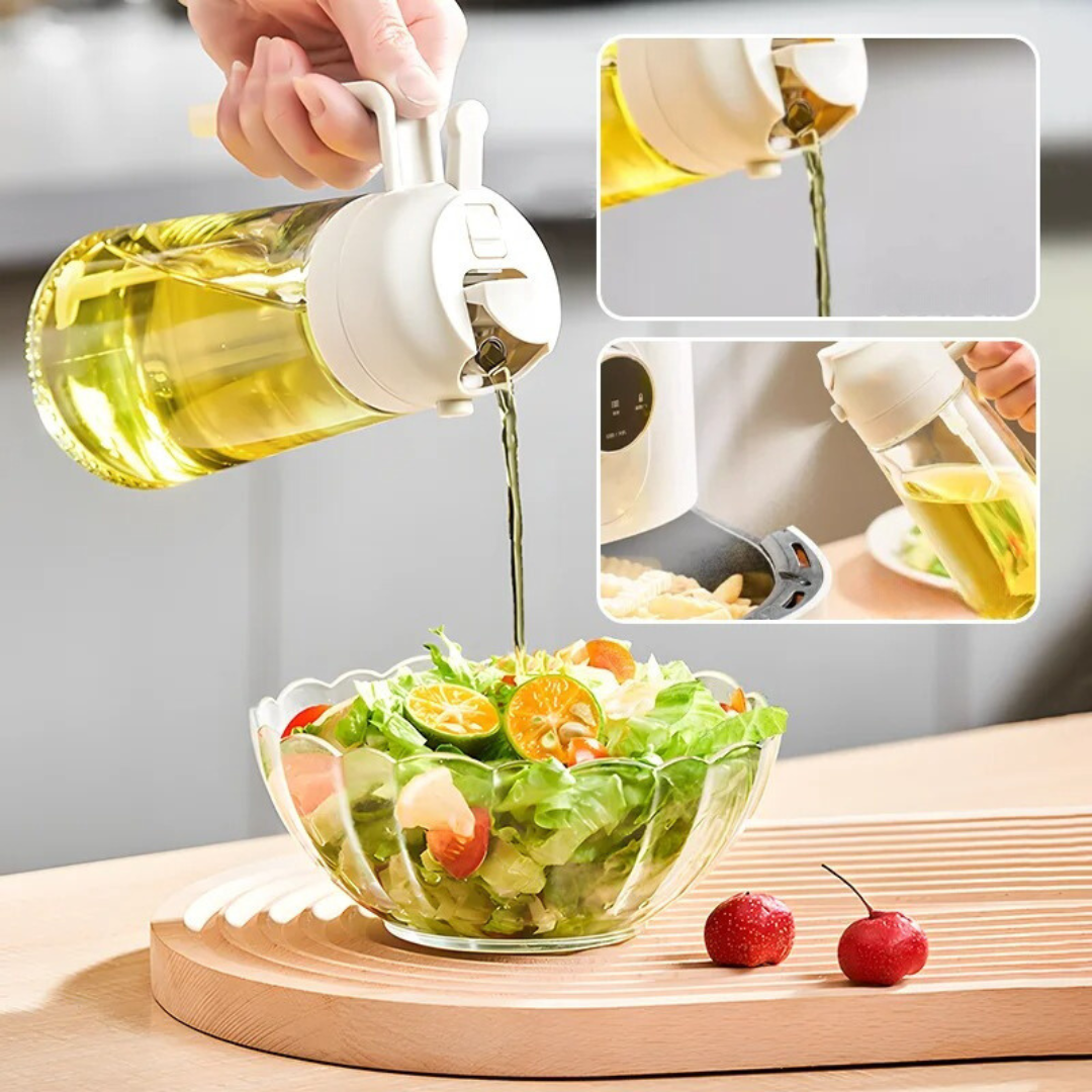 2-in-1 Oil Spray Bottle | The Smart Choice for Quality, Reliability & Long-Lasting Performance