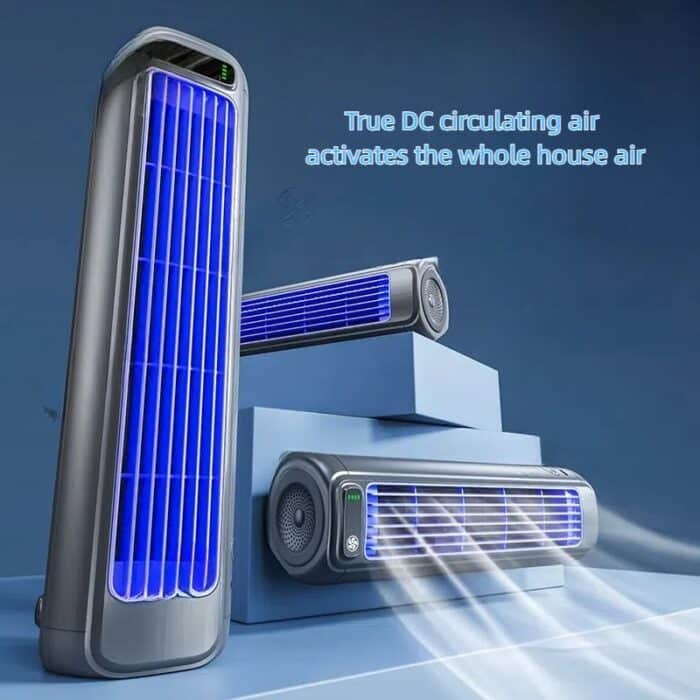 Powerful Mobile Fan, Silent | Style and Practicality Finally Together — The Modern Home Essential