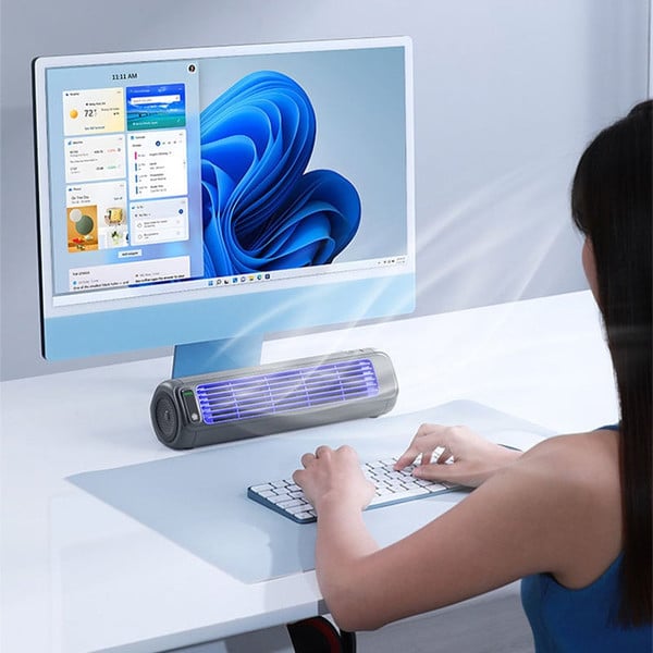 Powerful Mobile Fan, Silent | Style and Practicality Finally Together — The Modern Home Essential