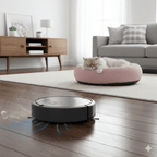 Smart robot vacuum cleaner with ultra-quiet cleaning and HEPA filtration | Compact, Stylish & Incredibly Useful — An Everyday Home Must-Have