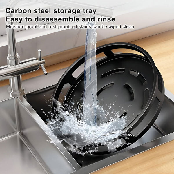 3-Tier Swivel Metal Organizer | Practical, Beautiful & Built to Last — The Smart Choice for Any Home