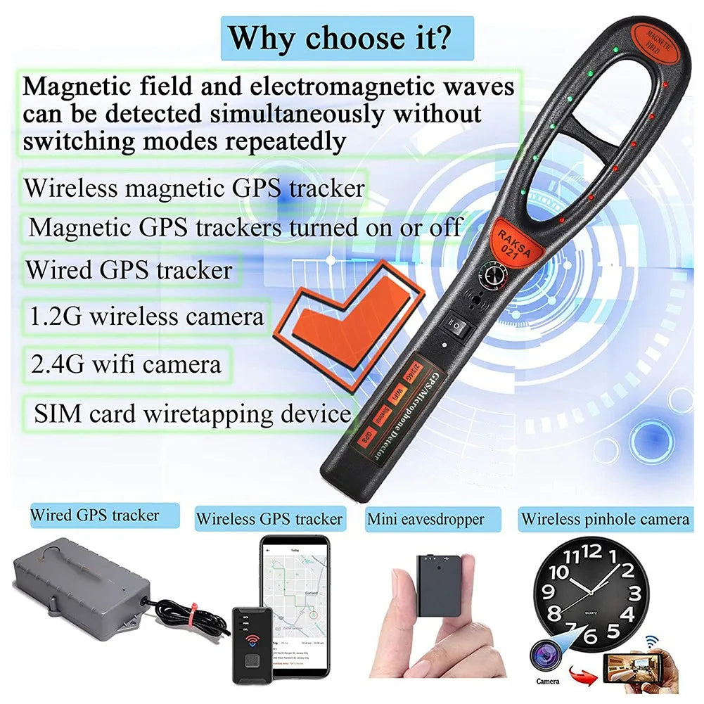 GPS tracker detector — the latest technology with free detection tube | Protect What Matters Most with This Intelligent Security Solution