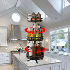 3-Tier Swivel Metal Organizer | Practical, Beautiful & Built to Last — The Smart Choice for Any Home