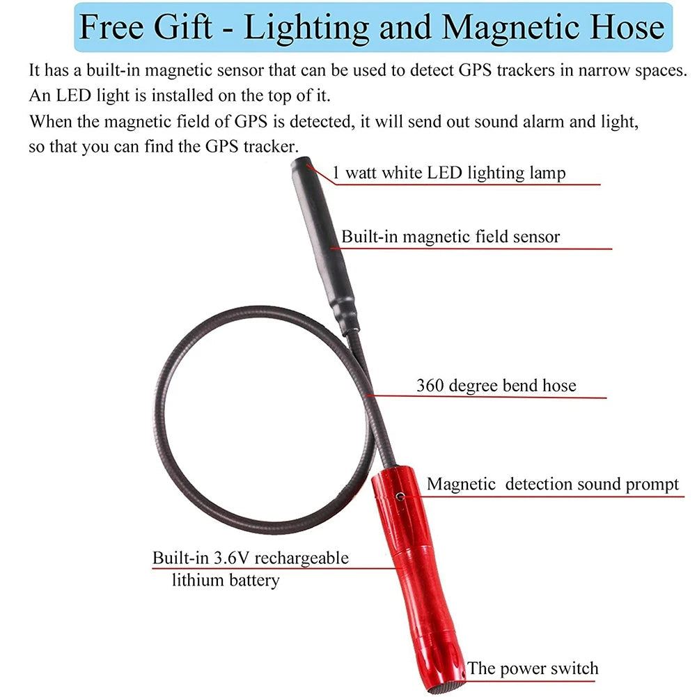 GPS tracker detector — the latest technology with free detection tube | Protect What Matters Most with This Intelligent Security Solution