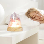 Himalayan Salt Lamp — Crystal Night Light & Essential Oil Diffuser | Stylish Home Essential That Transforms & Elevates Your Living Space