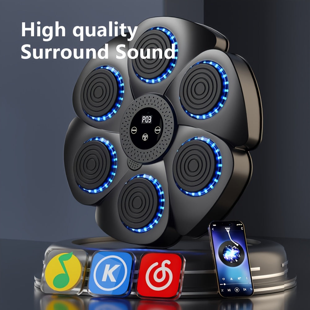 Wireless Music Boxing Machine, USB Rechargeable Wall Target | Intelligent Design Meets Reliable, Long-Lasting Everyday Performance
