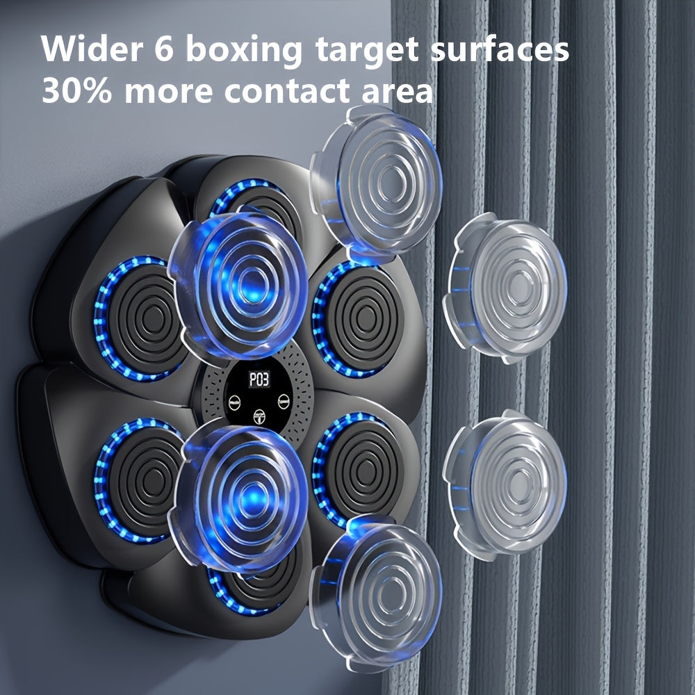 Wireless Music Boxing Machine, USB Rechargeable Wall Target | Intelligent Design Meets Reliable, Long-Lasting Everyday Performance