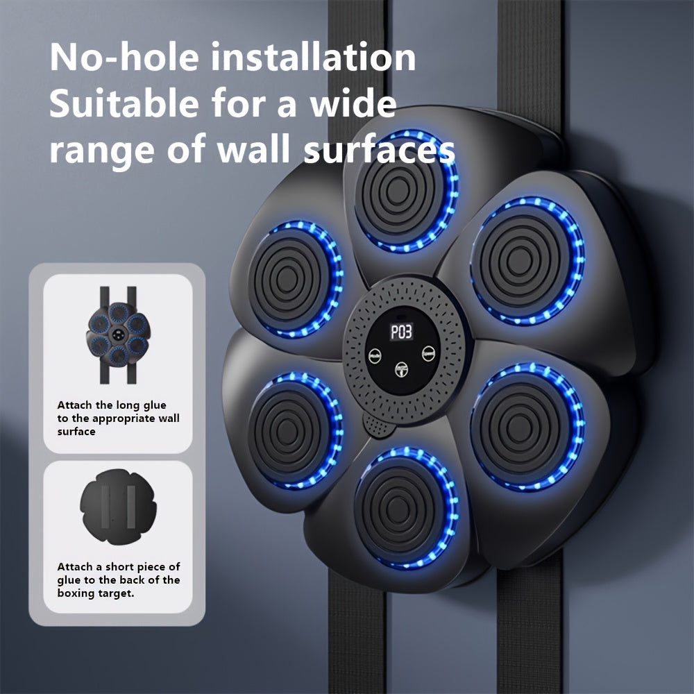 Wireless Music Boxing Machine, USB Rechargeable Wall Target | Intelligent Design Meets Reliable, Long-Lasting Everyday Performance