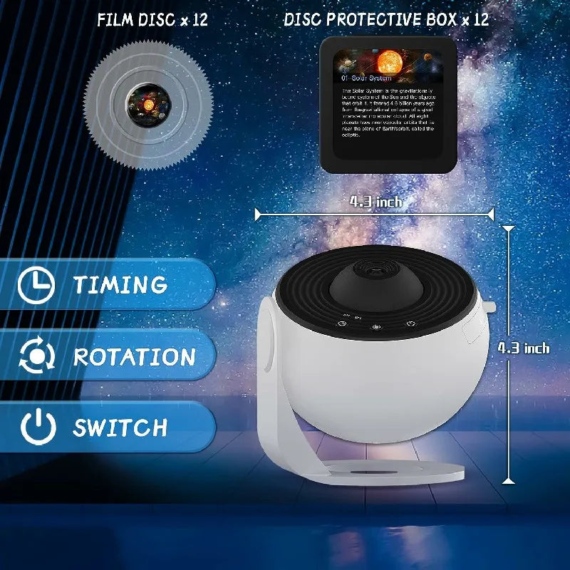 360° Planetarium Projector | Improved relaxation and stress relief | Compact, Powerful & Ready to Go — Premium Tech at Outstanding Value