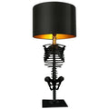 Handcrafted Gothic Skeleton Table Lamp | Effortlessly Functional Home Essential for Clean, Organised Living