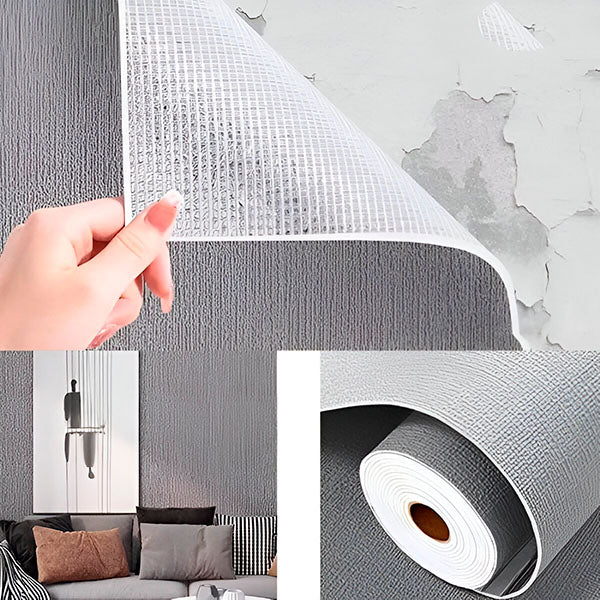 Self-Adhesive Textured Wallpaper | Effortlessly Functional Home Essential for Clean, Organised Living