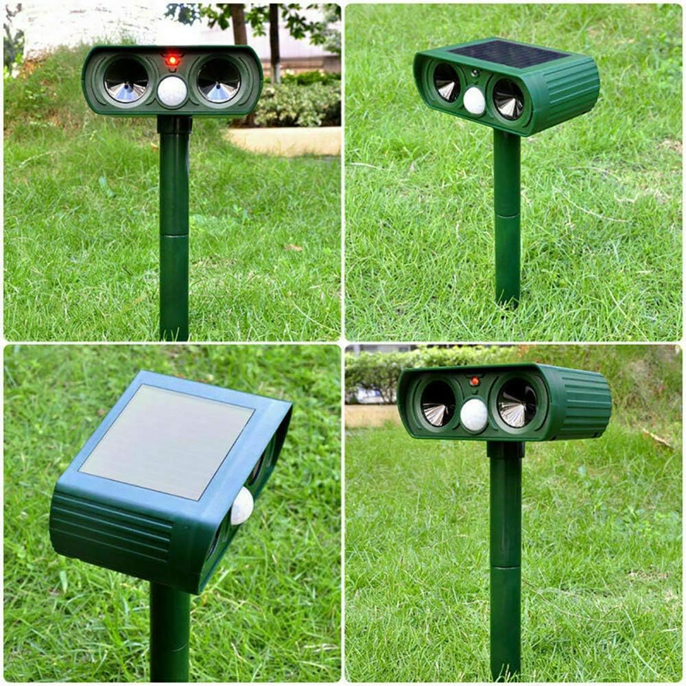 Solar-powered Ultrasonic Animal Repellent | Premium Outdoor Essential for Garden Lovers — Built to Last Outdoors