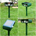 Solar-powered Ultrasonic Animal Repellent | Premium Outdoor Essential for Garden Lovers — Built to Last Outdoors