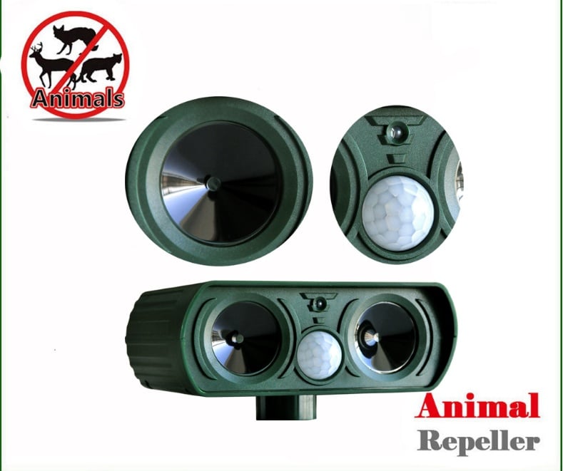 Solar-powered Ultrasonic Animal Repellent | Premium Outdoor Essential for Garden Lovers — Built to Last Outdoors