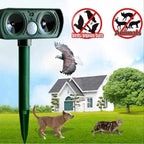 Solar-powered Ultrasonic Animal Repellent | Premium Outdoor Essential for Garden Lovers — Built to Last Outdoors