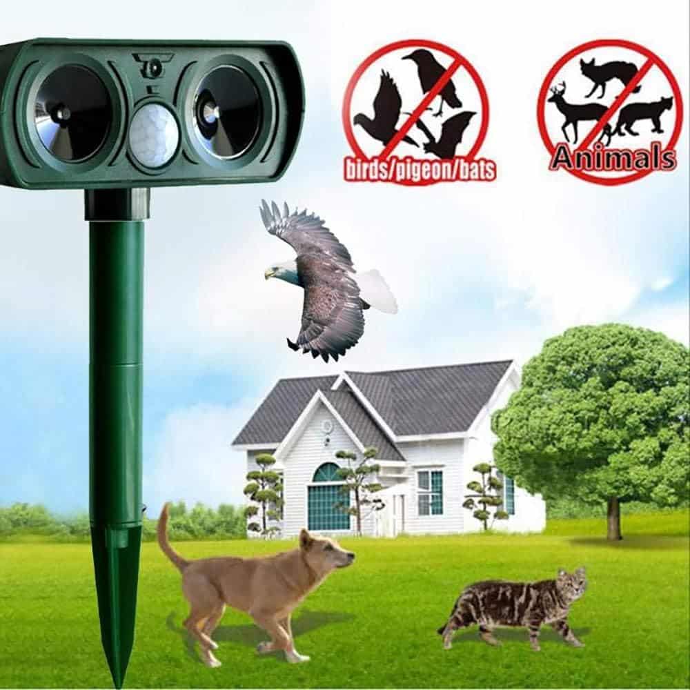 Solar-powered Ultrasonic Animal Repellent | Premium Outdoor Essential for Garden Lovers — Built to Last Outdoors