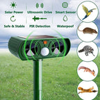 Solar-powered Ultrasonic Animal Repellent | Premium Outdoor Essential for Garden Lovers — Built to Last Outdoors