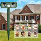 Solar-powered Ultrasonic Animal Repellent | Premium Outdoor Essential for Garden Lovers — Built to Last Outdoors