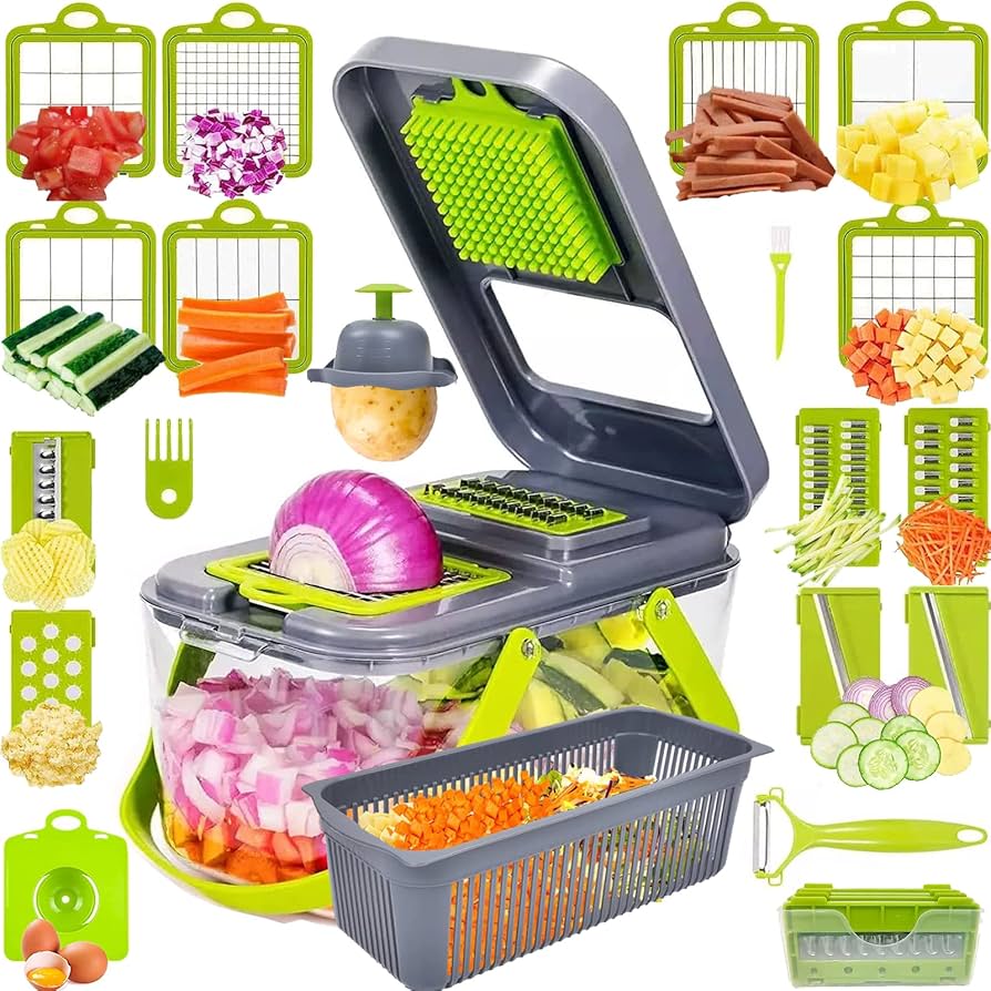 18-In-1 Vegetable Slicer | Professional-Quality Kitchen Tool Trusted by Home Chefs Everywhere