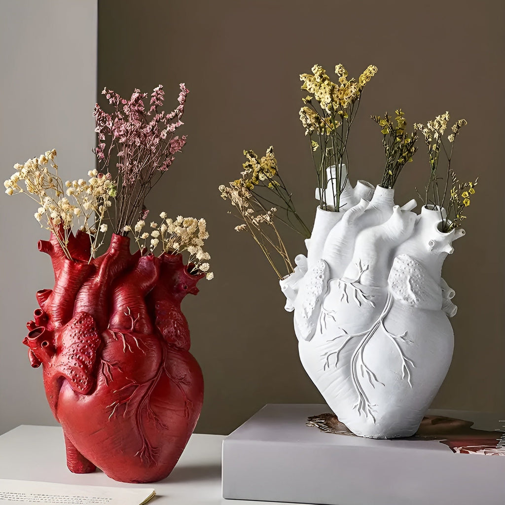 Bamboo & Wood Lively Heart-Shaped Vase | Practical, Beautiful & Built to Last — The Smart Choice for Any Home