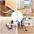Manual 2-in-1 Broom with Rotating Brush | Practical, Beautiful & Built to Last — The Smart Choice for Any Home
