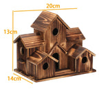 Handcrafted Wooden Birdhouse With 6 Holes | Premium Pet Care — Safe, Durable & Trusted by Pet Owners Everywhere