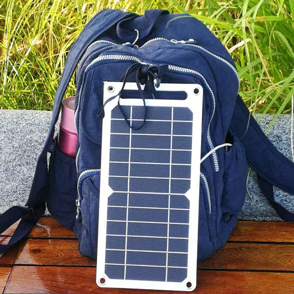 Solar Panel With Portable USB Battery, Waterproof | Make Your Garden Beautiful, Functional & the Envy of the Neighbourhood