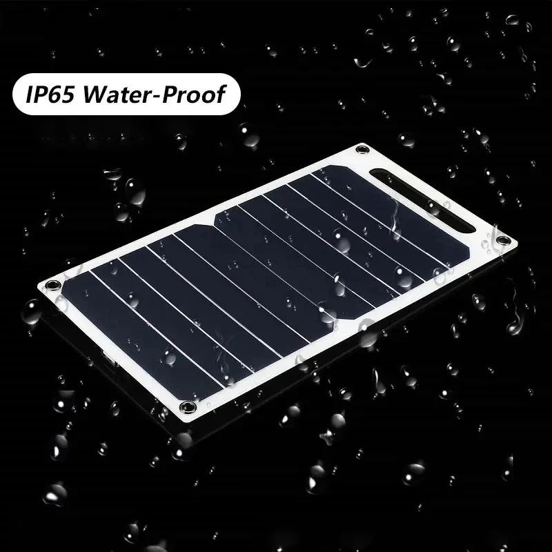 Solar Panel With Portable USB Battery, Waterproof | Make Your Garden Beautiful, Functional & the Envy of the Neighbourhood