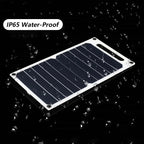 Solar Panel With Portable USB Battery, Waterproof | Make Your Garden Beautiful, Functional & the Envy of the Neighbourhood