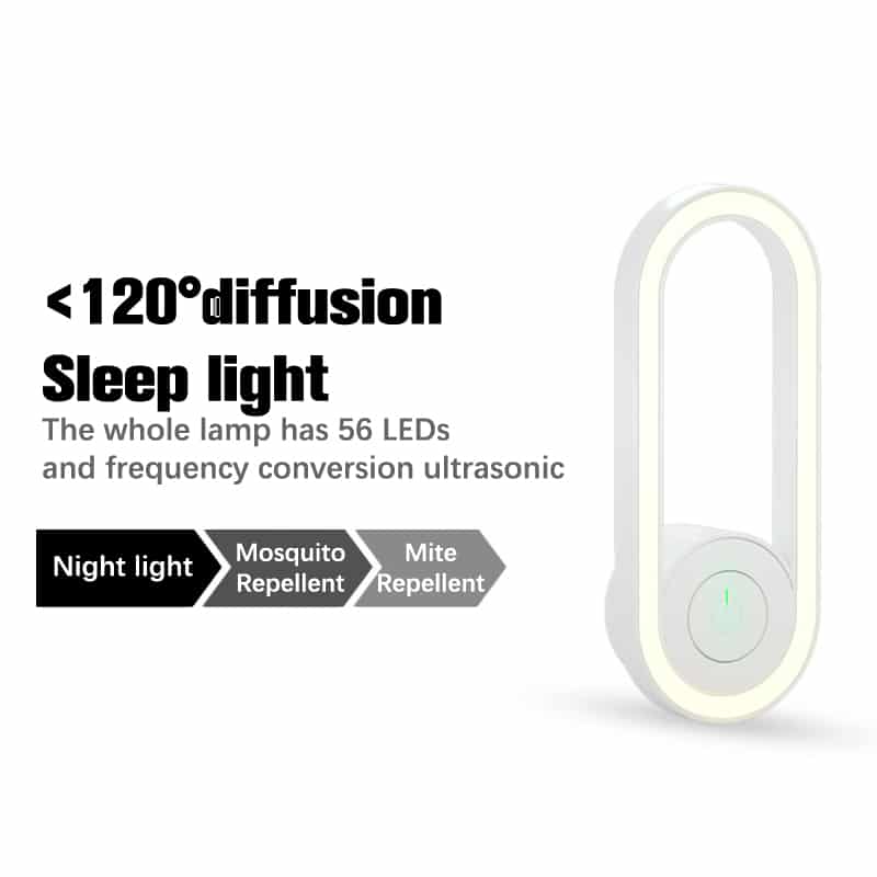 Ultrasonic LED Mosquito Repellent Night Light | Practical, Beautiful & Built to Last — The Smart Choice for Any Home